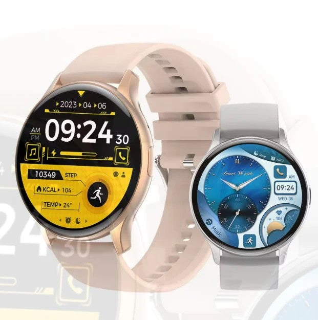 AMOLED Smart Watch: Vibrant Display, Stylish Design, Fitness, Notifications, Waterproof